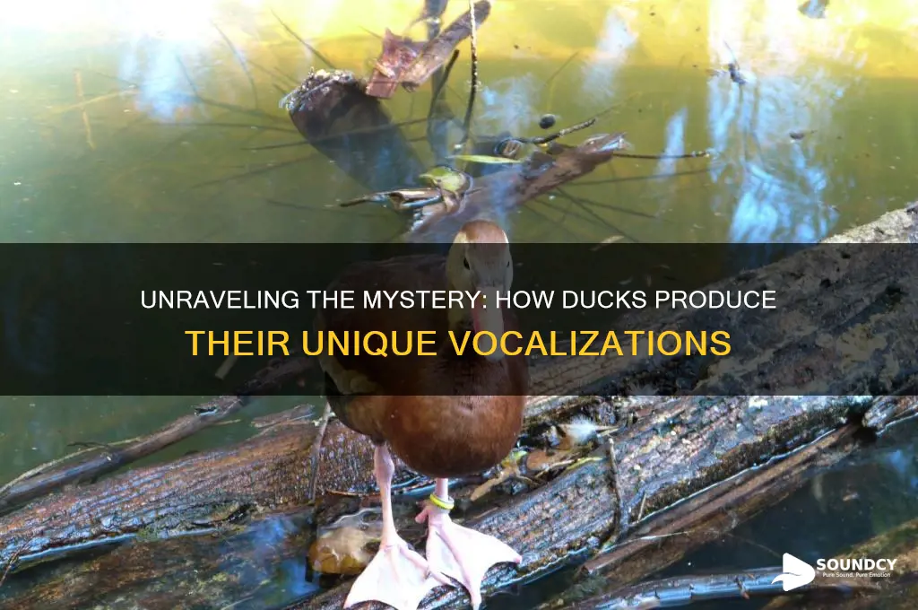 how do ducks make sound