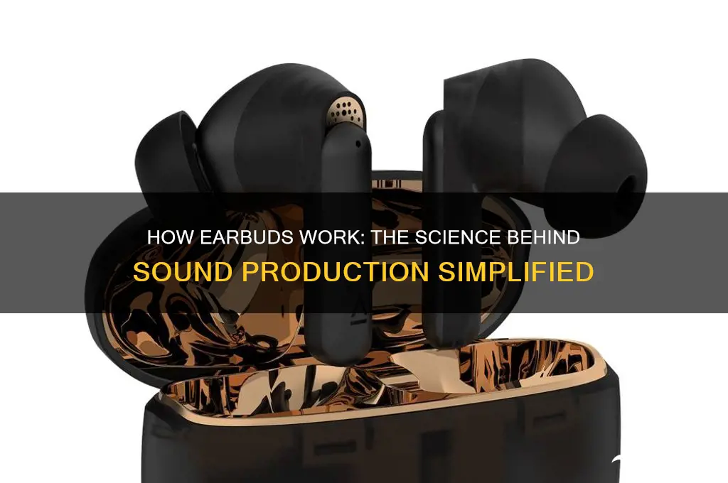 how do earbuds make sound