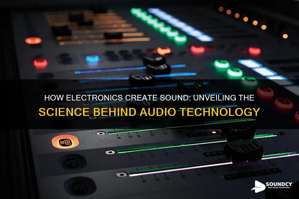 how do electronics make sound