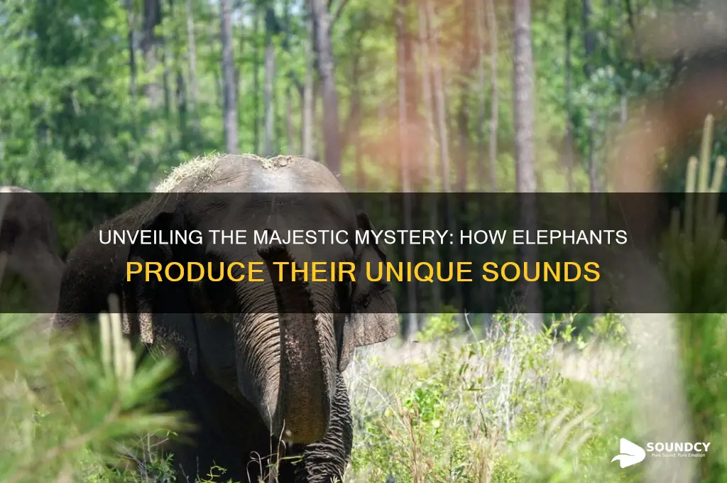 how do elephants make sound