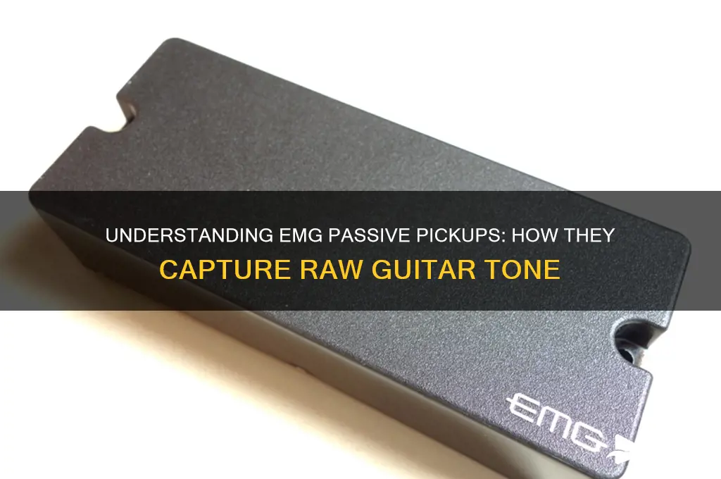 how do emg passive sound