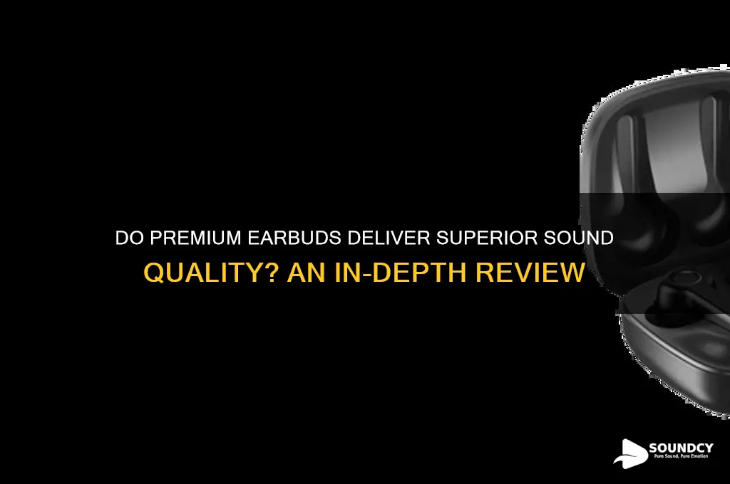 how do expensive earbuds sound