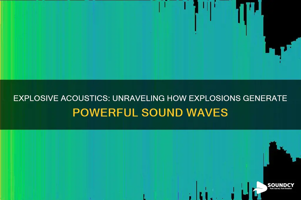 how do explosions create sound