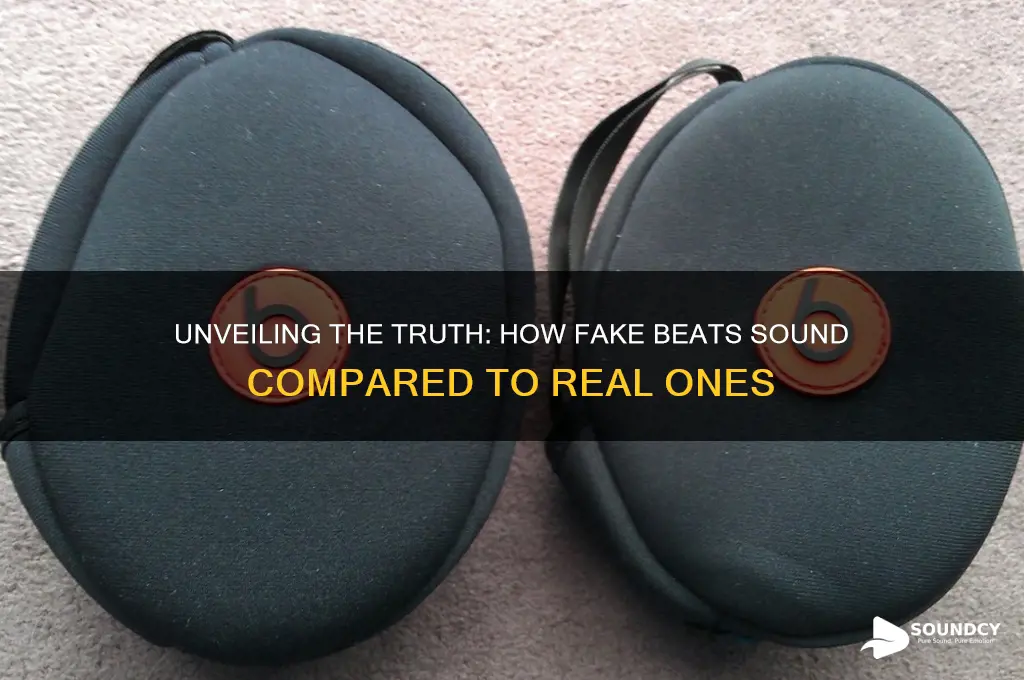 how do fake beats sound