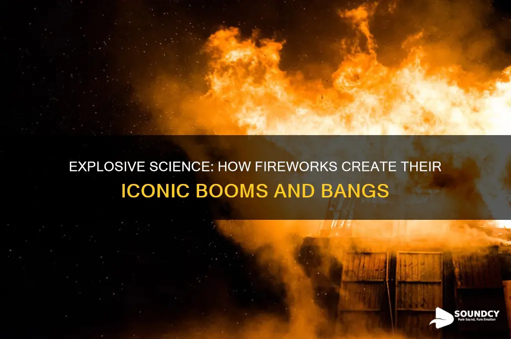 how do fireworks make sound