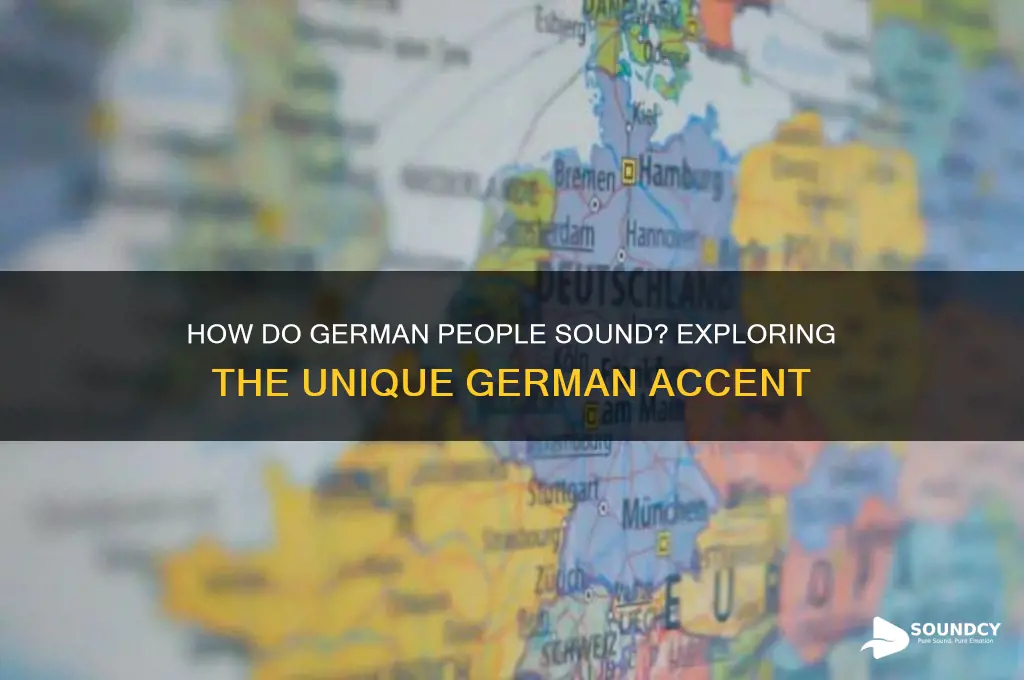 how do german people sound