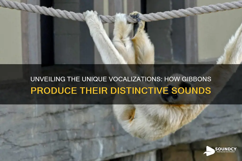 how do gibbons make sounds