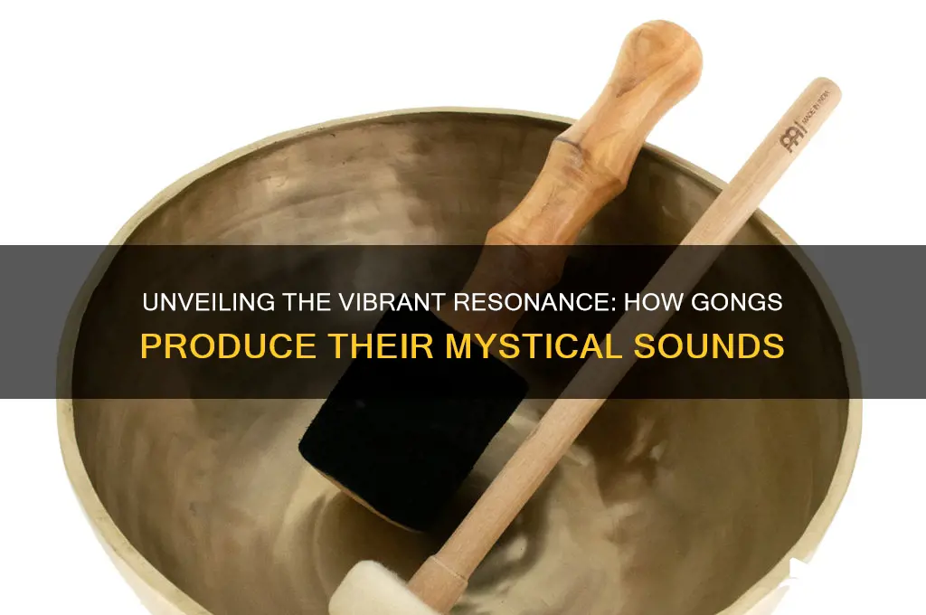 how do gong make sound