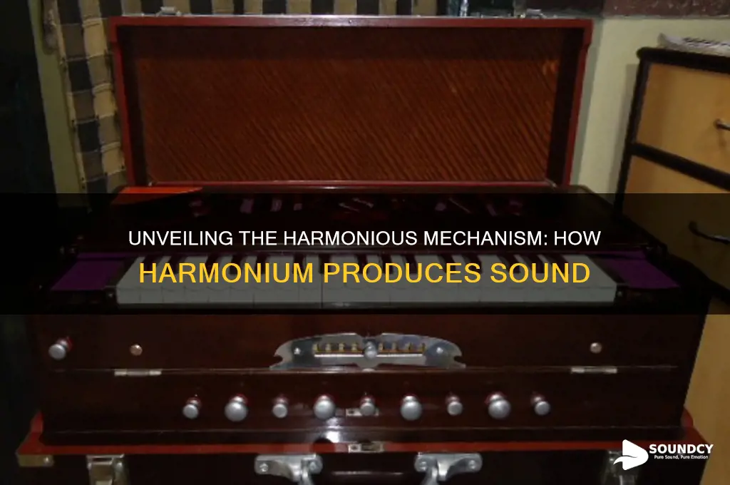 how do harmonium produce sound