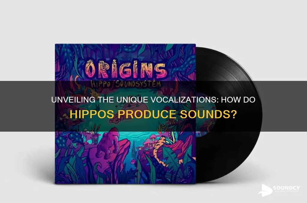 how do hippo produce sounds