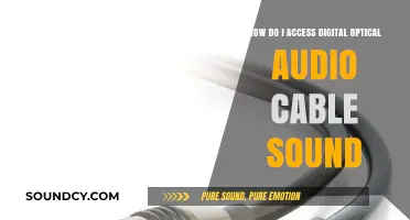 Accessing Digital Optical Audio: A Step-by-Step Guide to Cable Setup