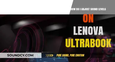 Adjusting Sound Levels on Your Lenovo Ultrabook: A Quick Guide