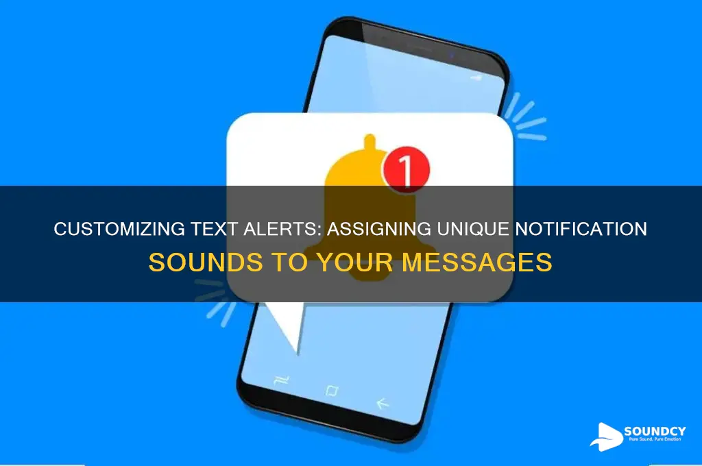how do i assign notification sound to text notification