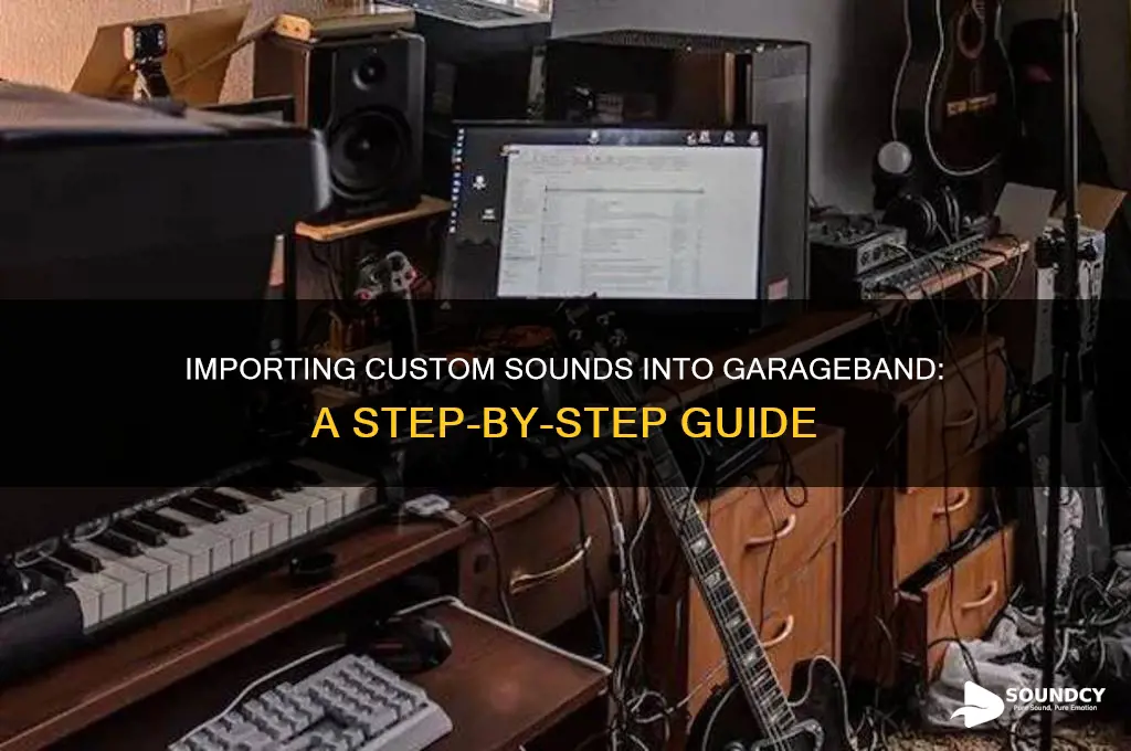 how do i bring my own sounds into garageband