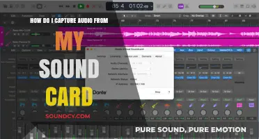 Capture Audio from Your Sound Card: A Step-by-Step Guide