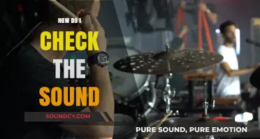 How to Check Your Sound: A Quick and Easy Guide