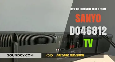 Connecting Sound to Your Sanyo DO46812 TV: A Step-by-Step Guide