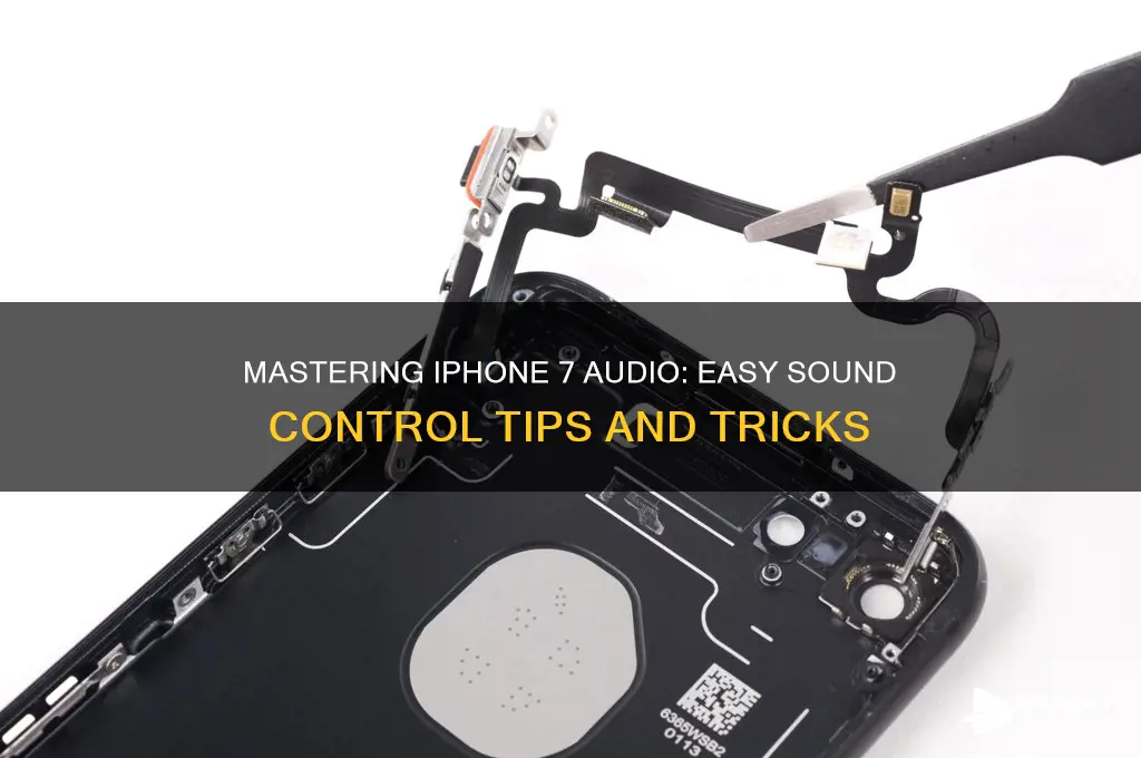 how do i control the sound on my iphone7