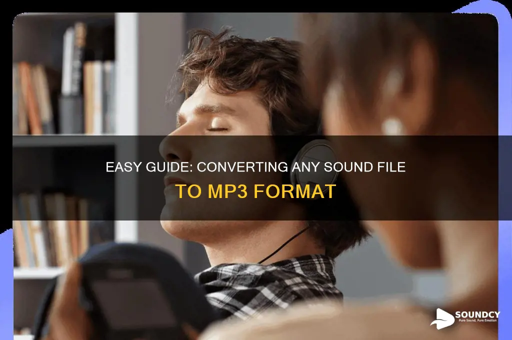 how do i convert a sound file to mp3