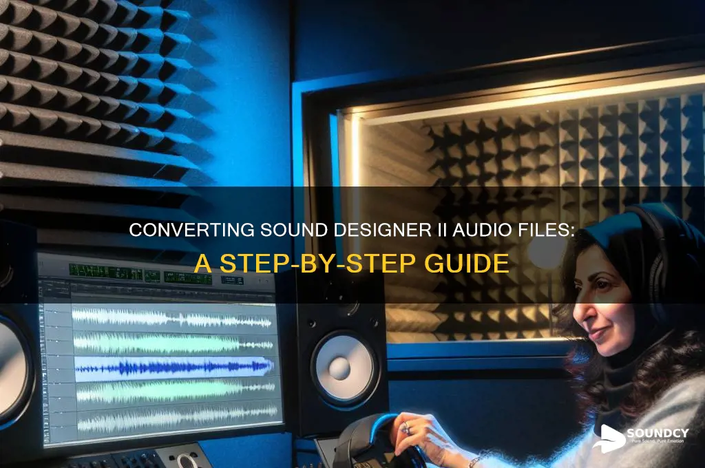 how do i convert sound designer ii audio files