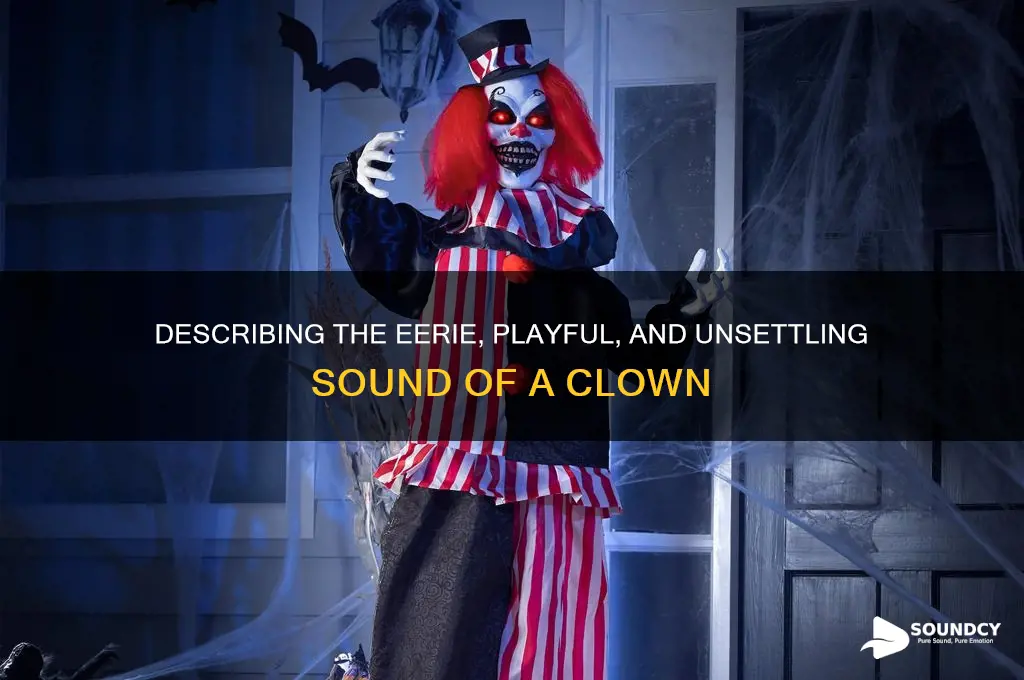 how do i describe the sound of a clown