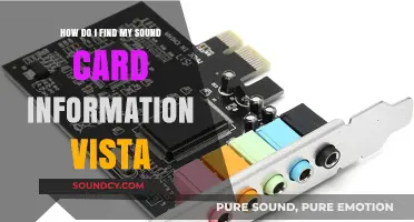 Finding Your Sound Card Details in Windows Vista: A Quick Guide
