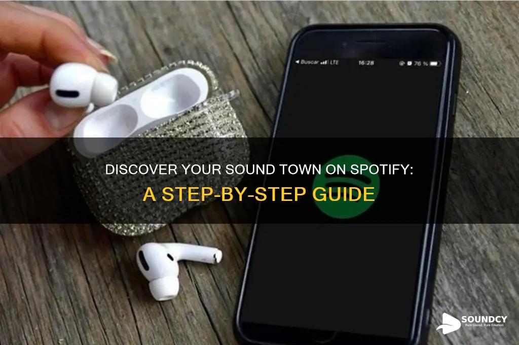 how do i find my sound town on spotify