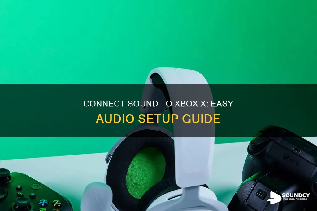 how do i hook up sound to xbox x