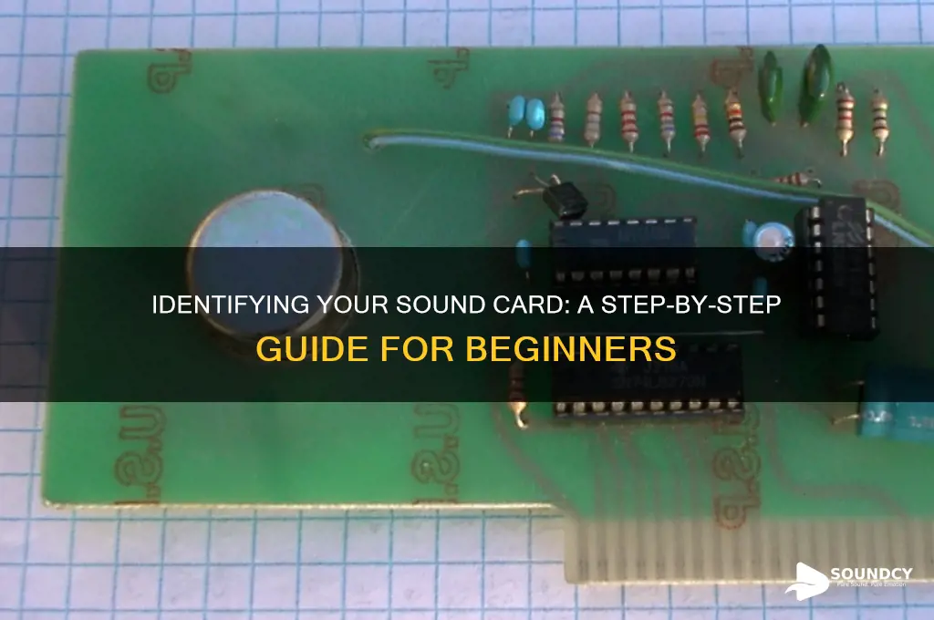 how do i identify sound card