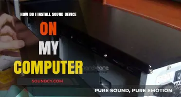 Easy Steps to Install a Sound Device on Your Computer