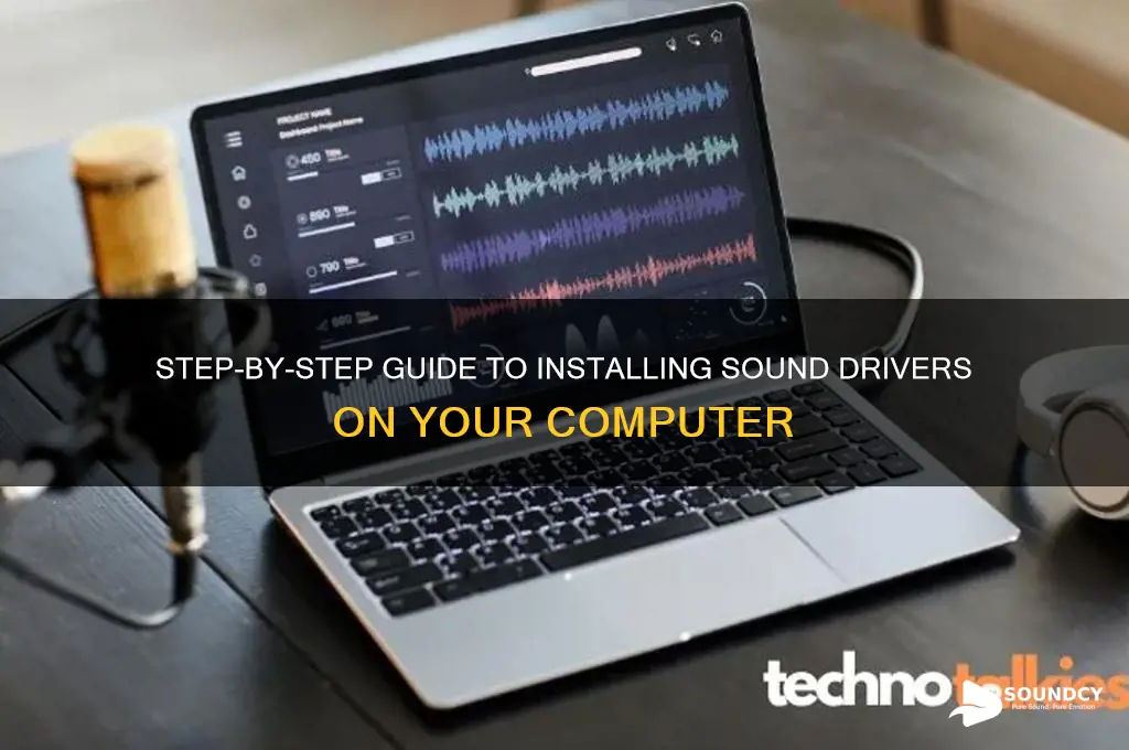 how do i install sound driver on my computer