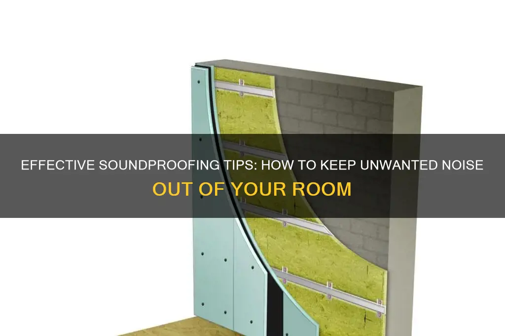 how do i keep sound out of my room