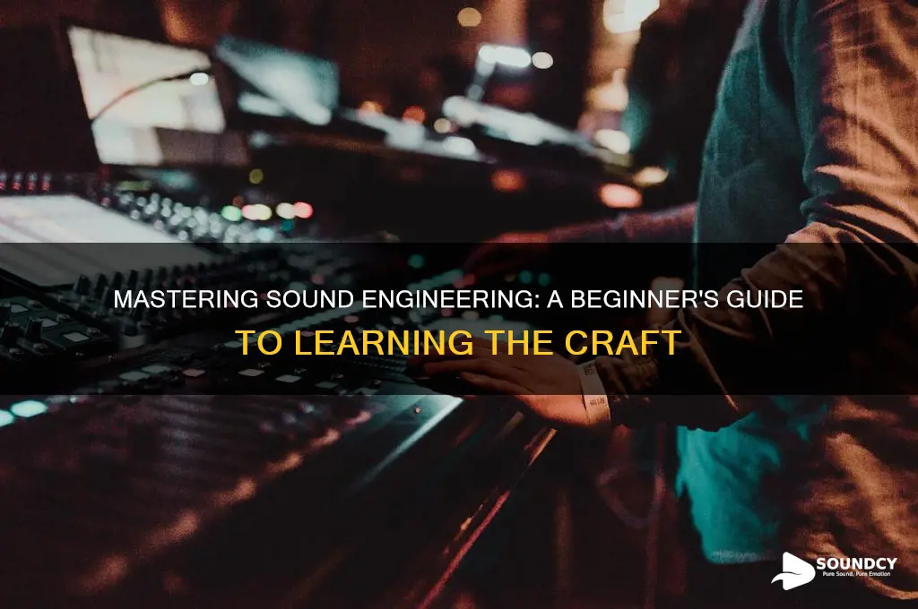how do i learn sound engineering