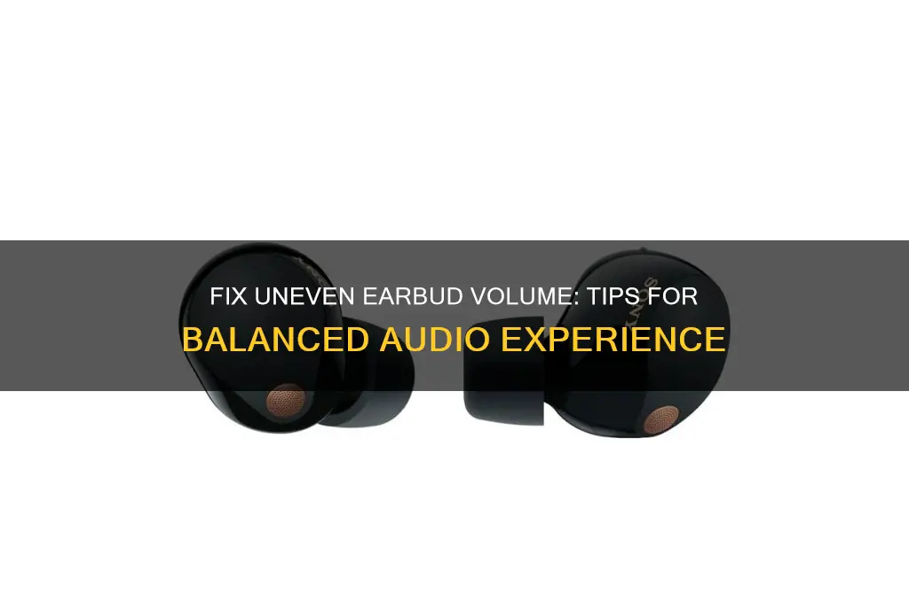 how do i make both earbuds sound the same