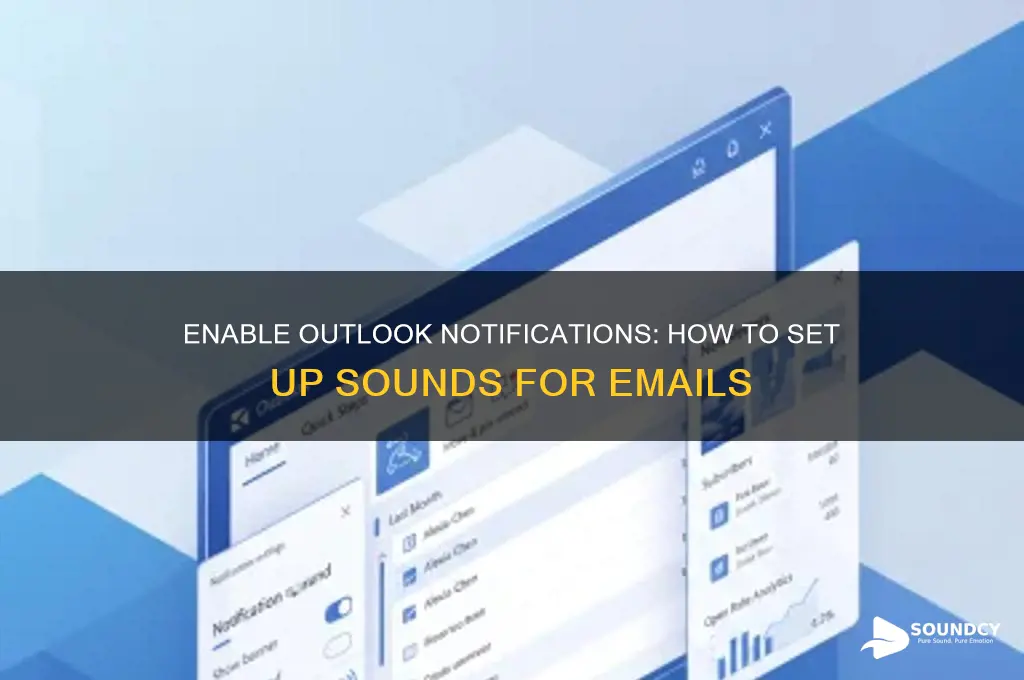 how do i make my outlook make a sound