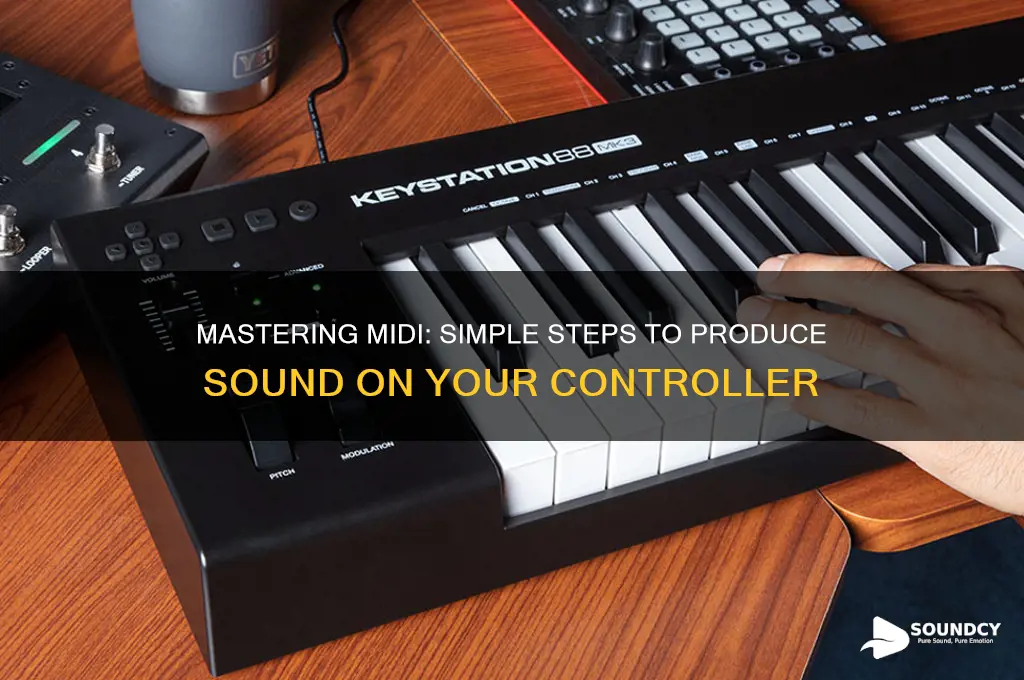 how do i make sound on my midi controller