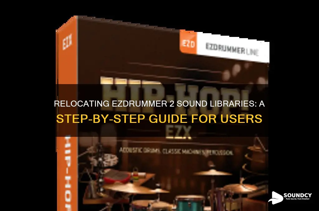how do i move the sounds for ezdrummer 2
