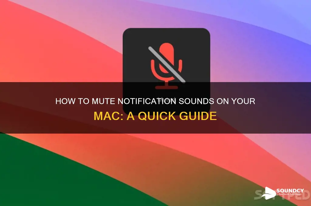 how do i mute notification sounds on my mac