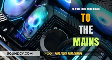 Preventing Audio Leakage: How to Avoid Sending Sound to Mains