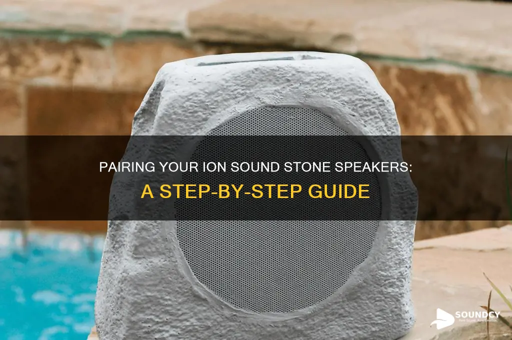 how do i pair my ion sound stone speakers