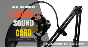 Plug RCM02 into Your Computer Sound Card: A Step-by-Step Guide
