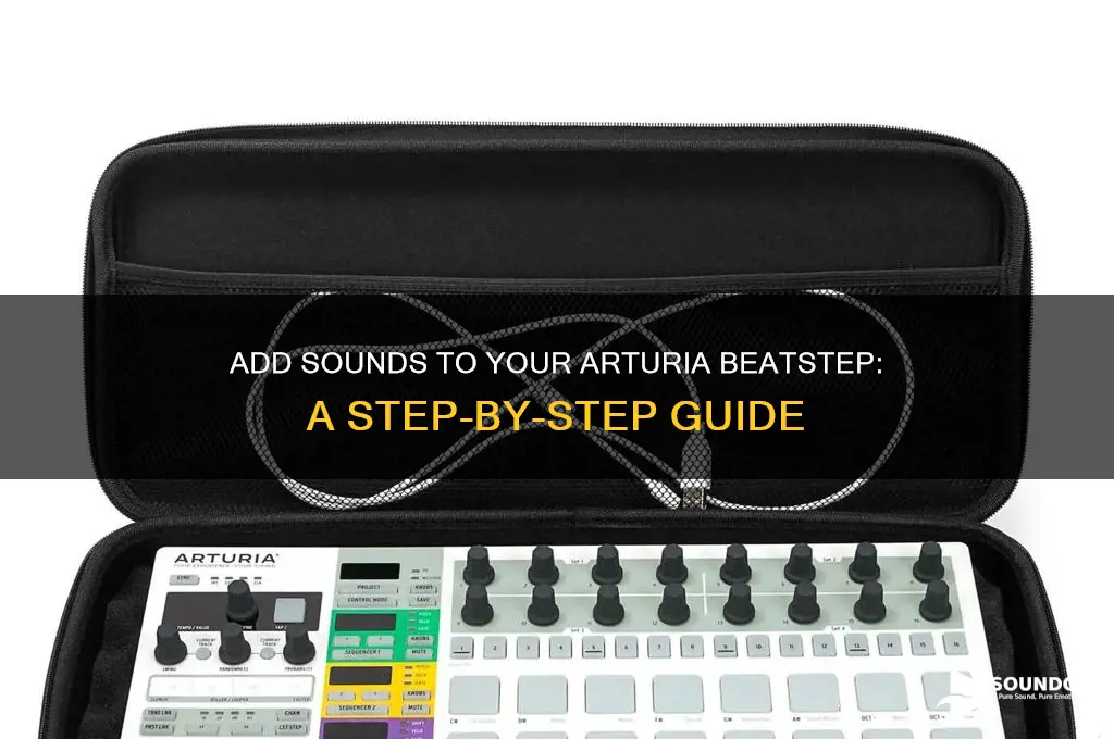how do i put sounds on my arturia beatstep