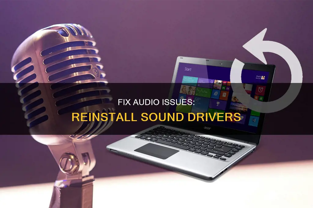 how do i reinstall sound drivers