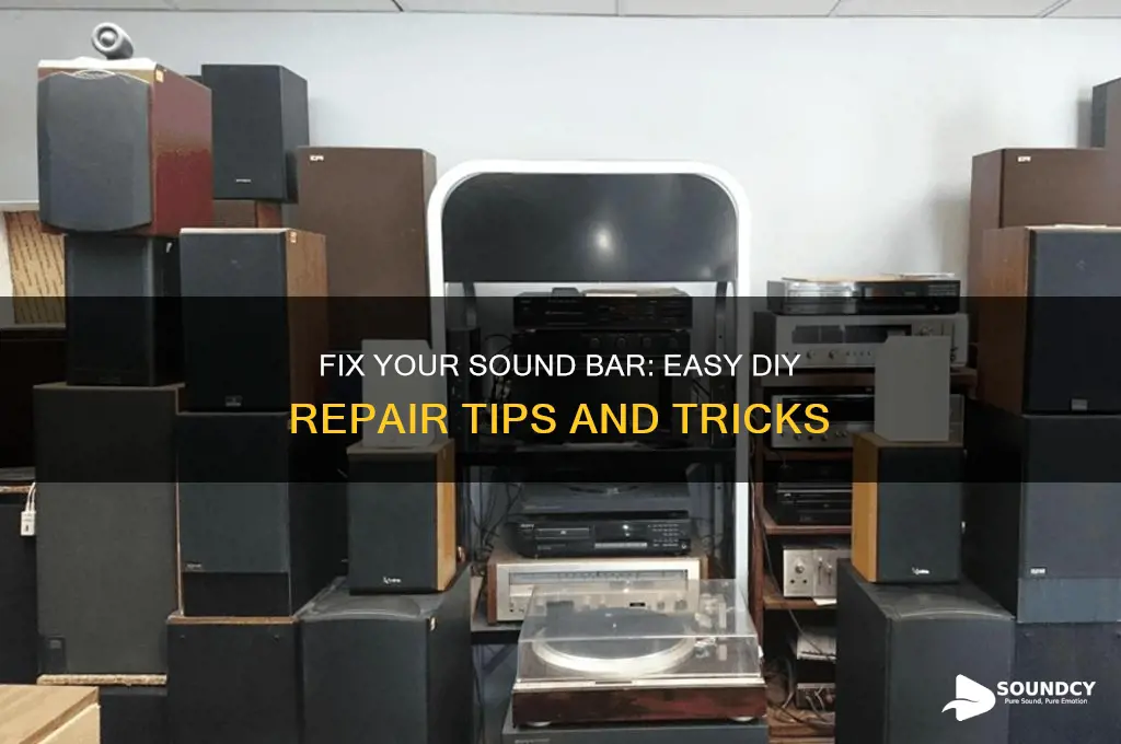how do i repair up my sound ba byt
