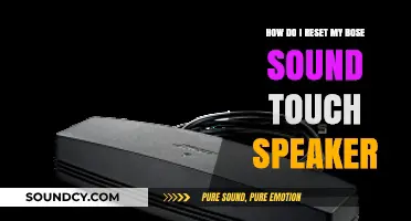 Resetting Your Bose SoundTouch Speaker: A Quick and Easy Guide