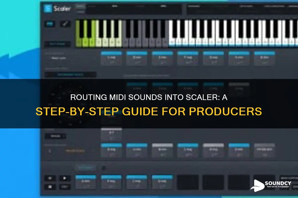 how do i route other midi sounds into scaler