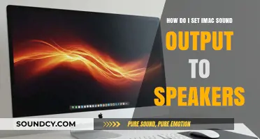 How to Set Your iMac Sound Output to External Speakers