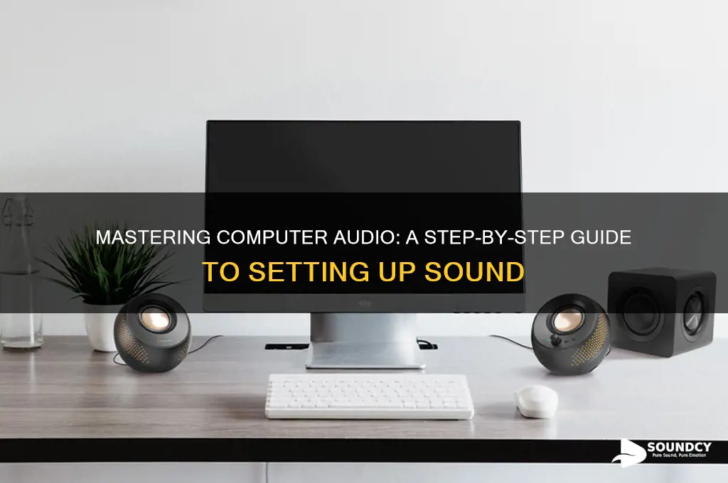 how do i set up sound on my computer