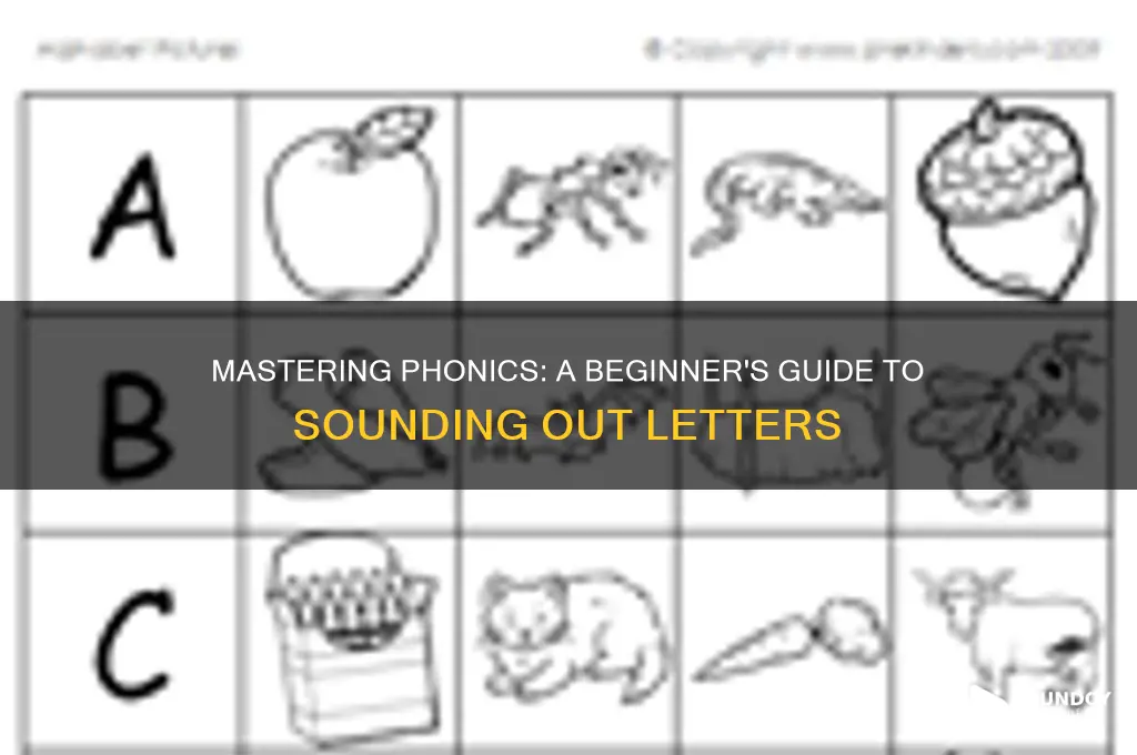 how do i sound out letters