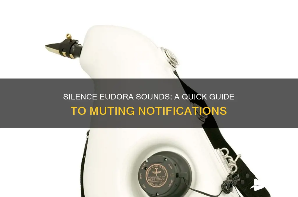 how do i stop eudora sounds